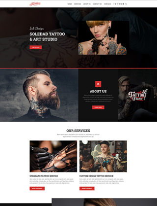 Dövmeci & Tatto Site Tasarımı v1